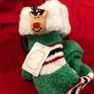 Plush  Christmas socks 2 pack